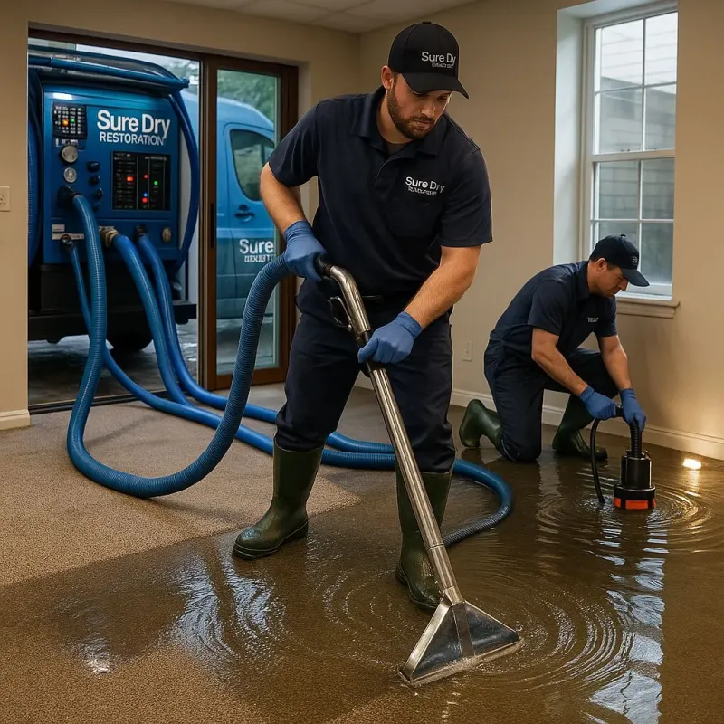 Water Extraction and Removal process in Ashland City, TN